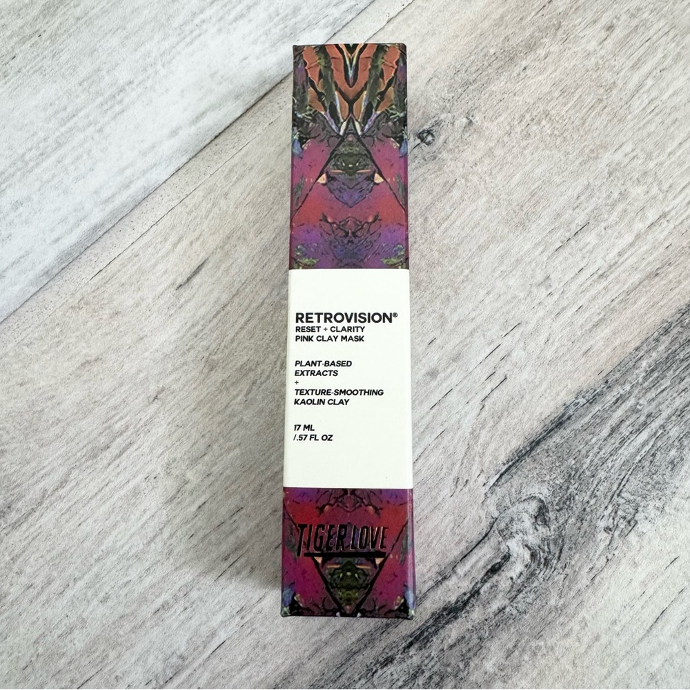 TIGERLOVE Retrovision Reset + Clarity Pink Clay Mask